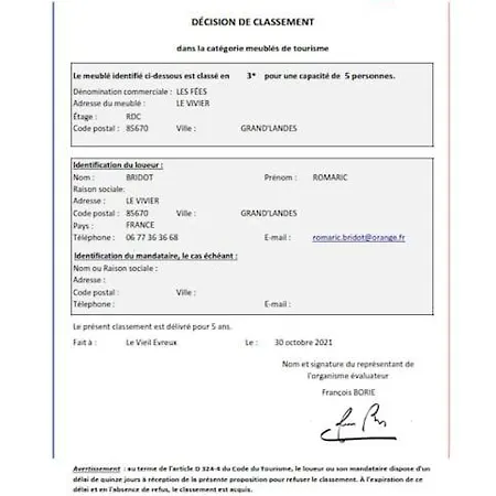 別荘 Les Fees - 6 Personnes Maxi Grand-Landes