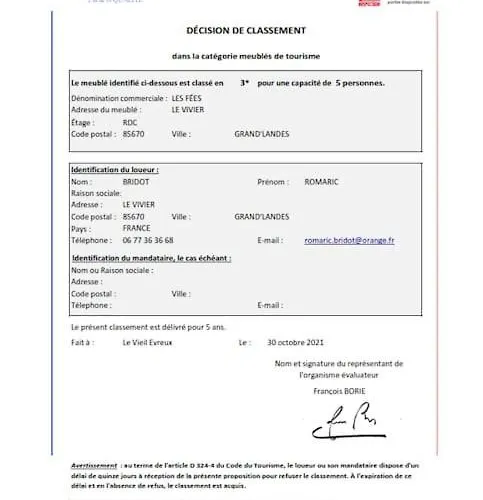 Ferienhaus Les Fees - 6 Personnes Maxi Grand-Landes